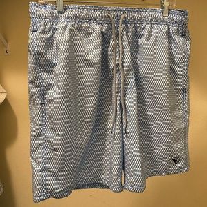 Ted Baker Blue Printed Swimshorts